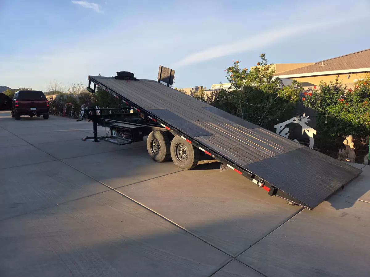 24ft Tilt Trailer rental in Gilbert AZ - 10,500 lbs capacity trailer available for rent